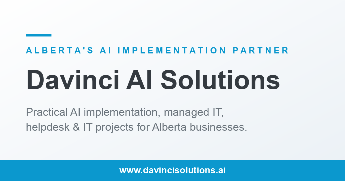 Davinci AI Solutions — photo from the business website